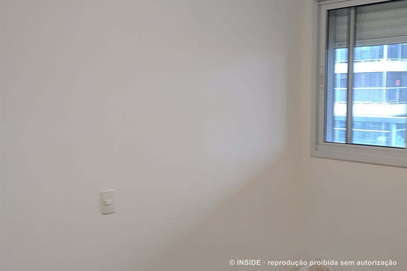 Ipiranga antes: o terceiro dormitório vazio, antes de virar o ambiente de estudo.