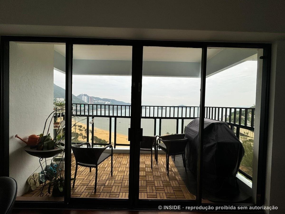 Balcony overlooking the bay before the project, Hong Kong