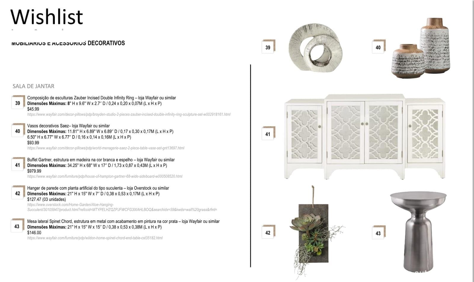 INSIDE spec sheet page 09: items, dimensions, stores and prices, Montana project