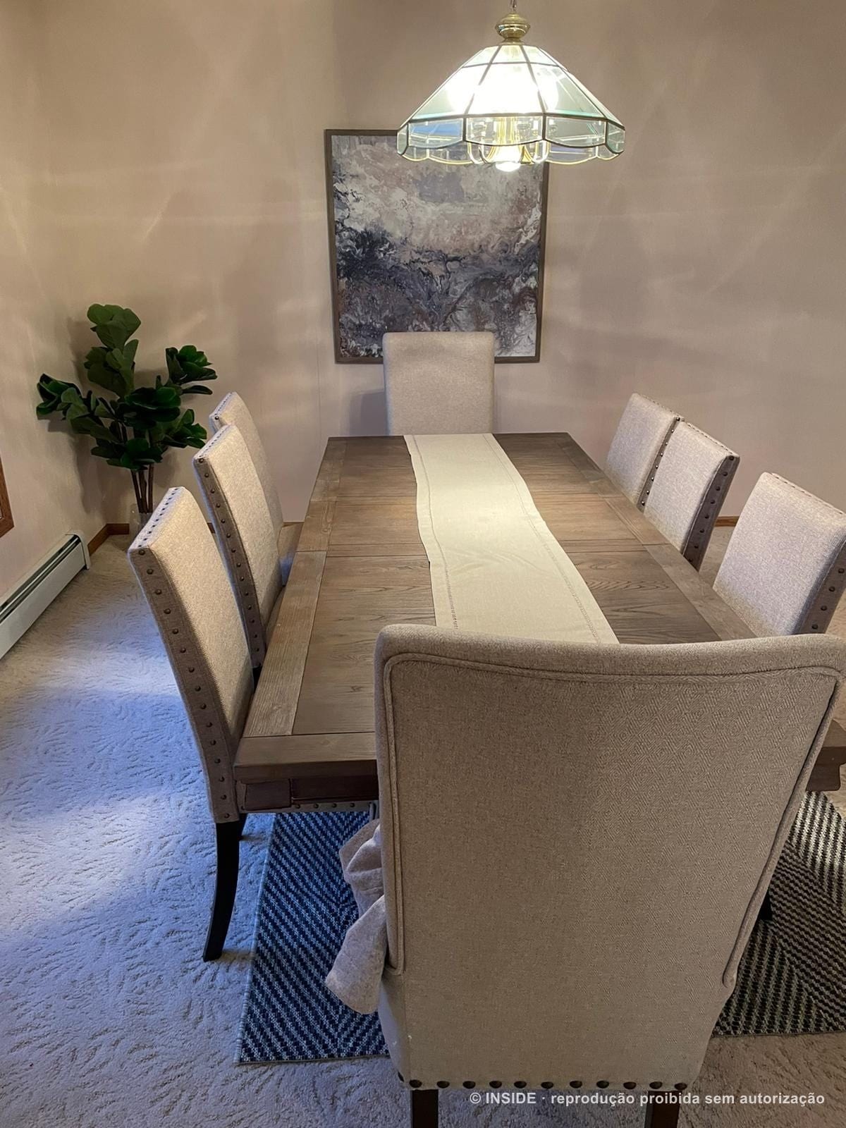 Dining room before the project, Montana, USA